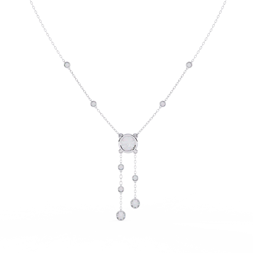 Celestia Crystal Cascade Pendant Necklace
