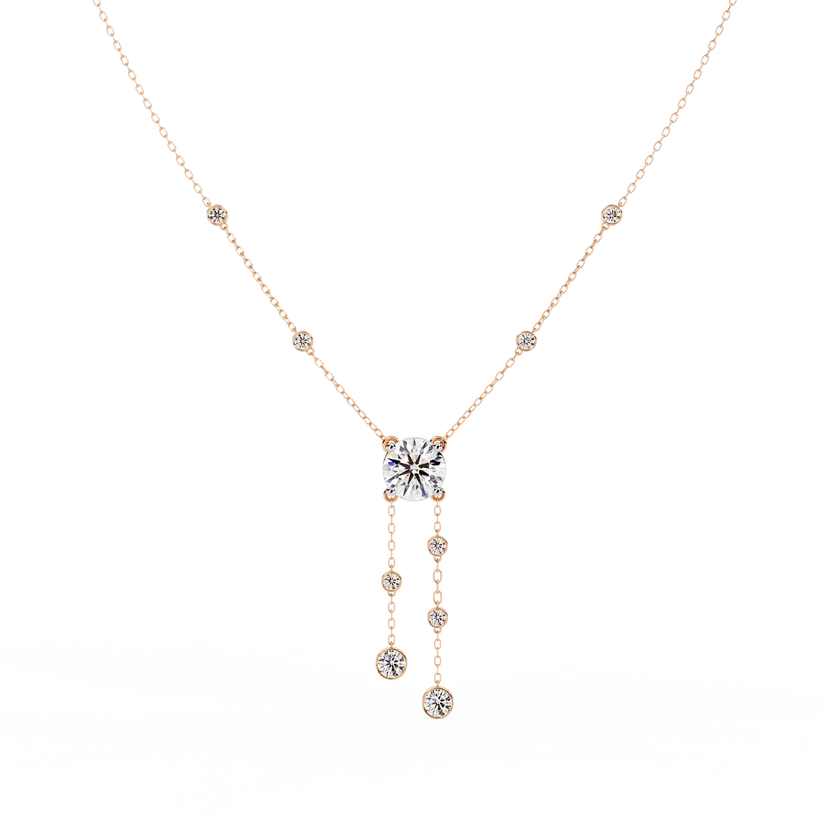 Celestia Crystal Cascade Pendant Necklace