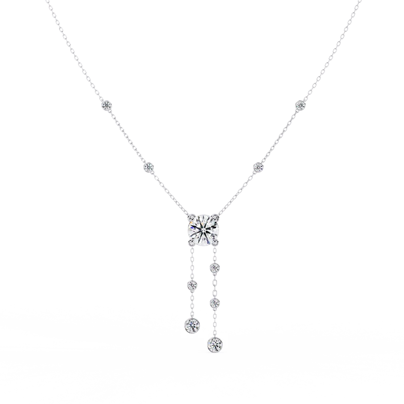 Celestia Crystal Cascade Pendant Necklace