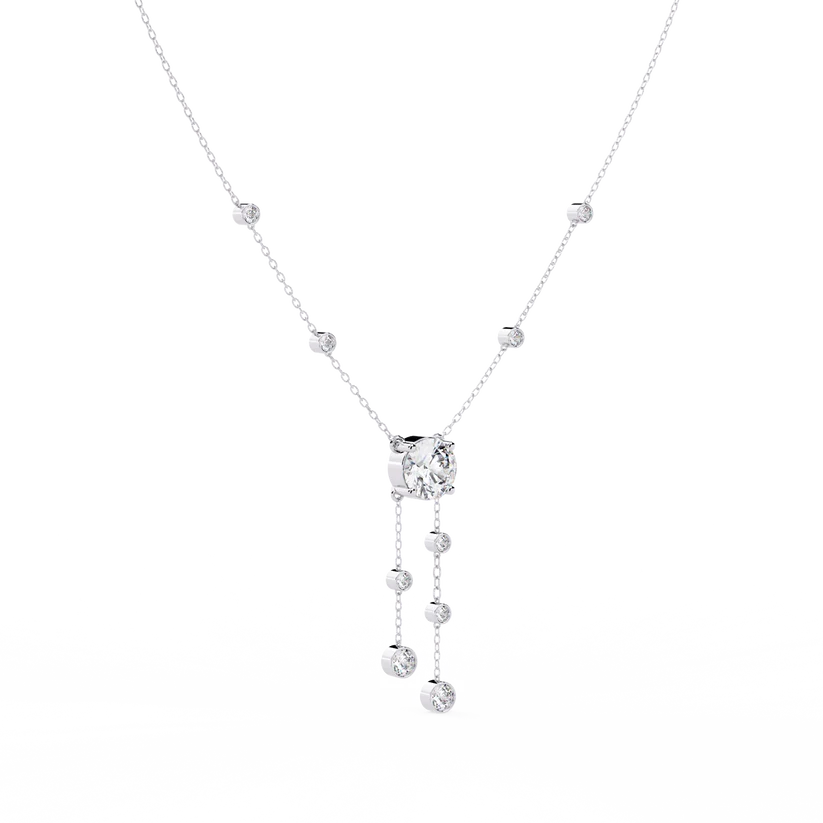 Celestia Crystal Cascade Pendant Necklace