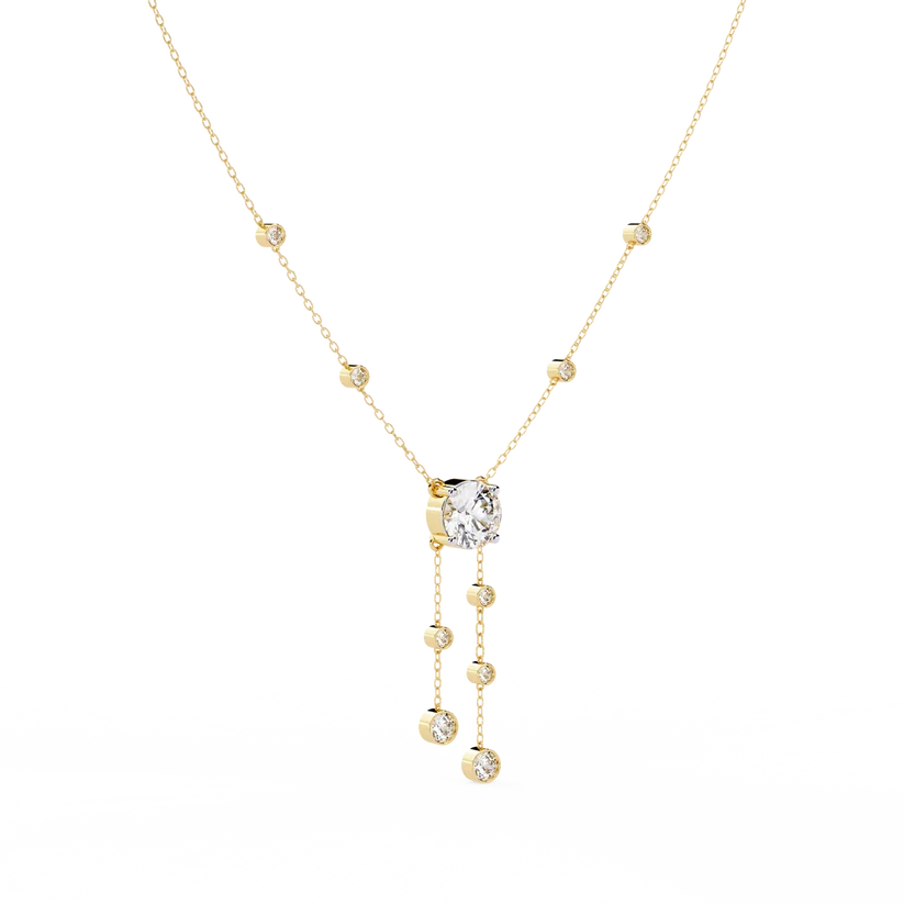 Celestia Crystal Cascade Pendant Necklace