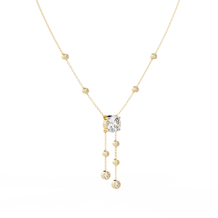 Celestia Crystal Cascade Pendant Necklace