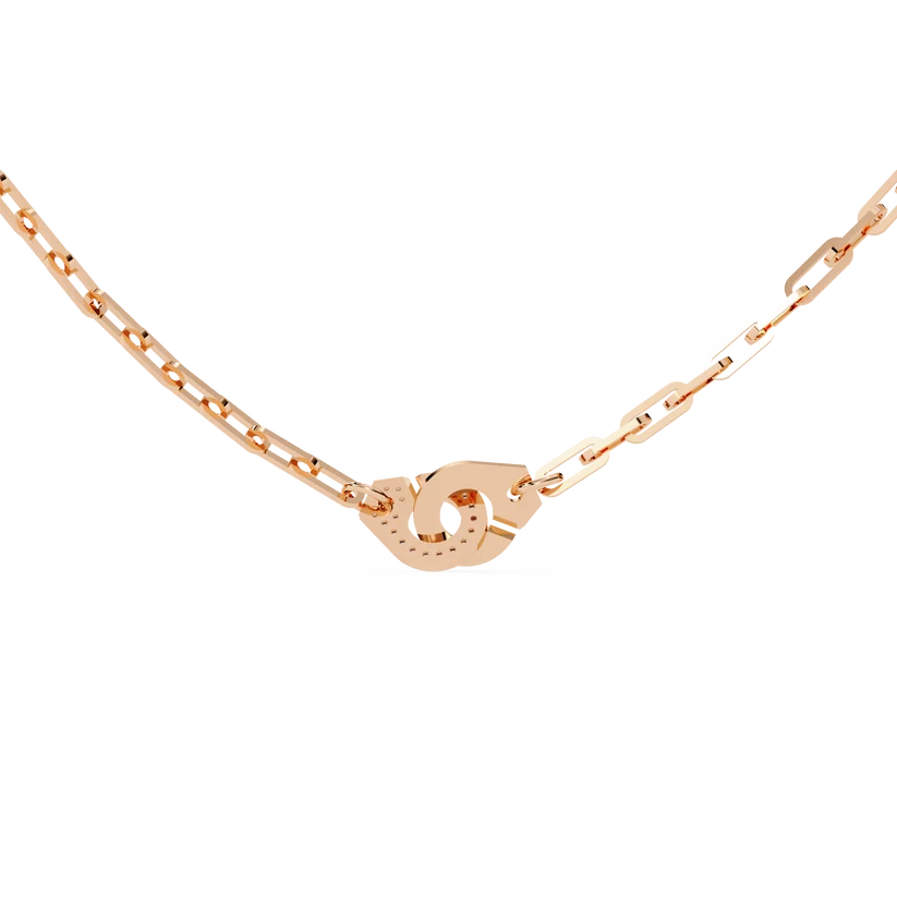 Celestial Diamond Link Clasp Necklace
