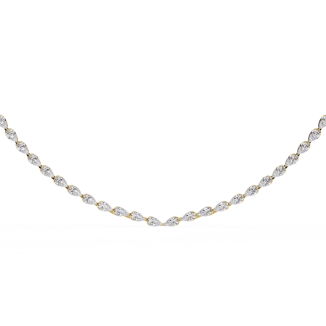 Celestial Graduated Diamond Station Necklace