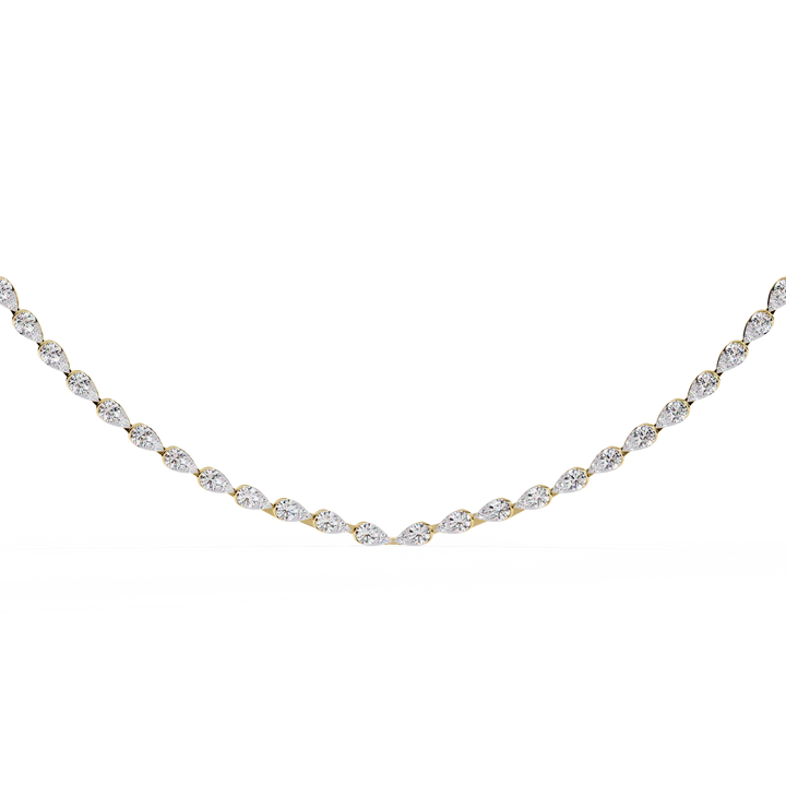 Celestial Graduated Diamond Station Necklace
