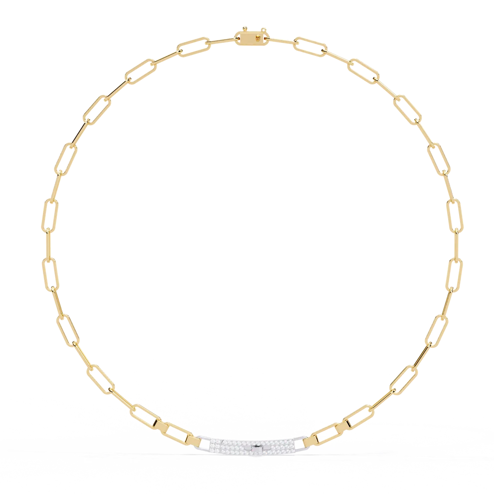 Lumière Link Diamond Accent Necklace
