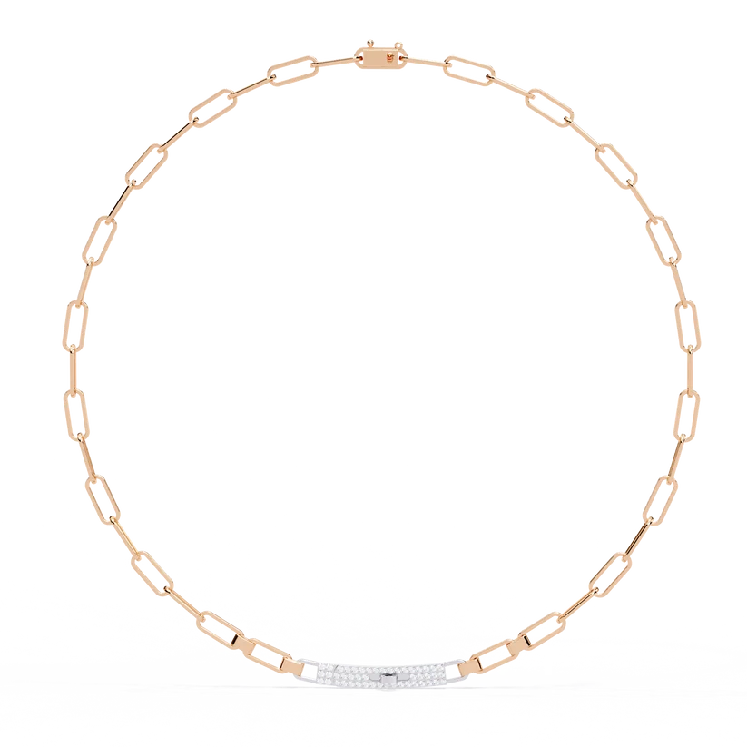 Lumière Link Diamond Accent Necklace