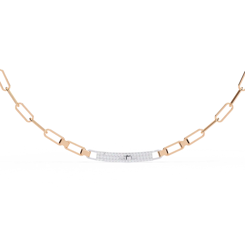 Lumière Link Diamond Accent Necklace