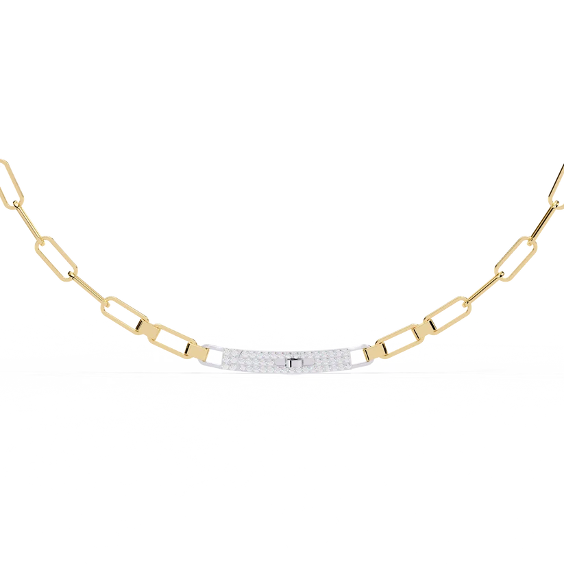 Lumière Link Diamond Accent Necklace