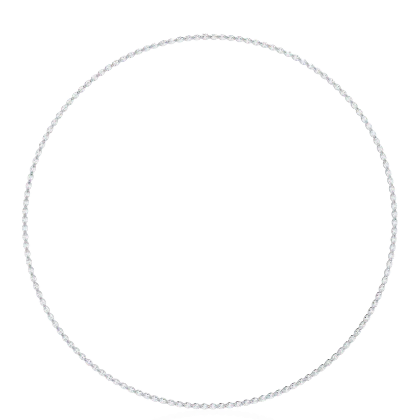 Eternal Oval Diamond Riviera Necklace