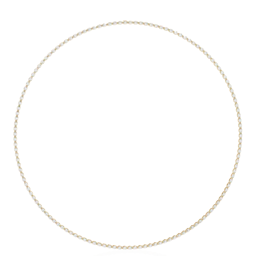 Eternal Oval Diamond Riviera Necklace