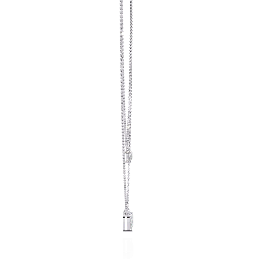 Eternal Two-Tone Pear Diamond Layered Necklace