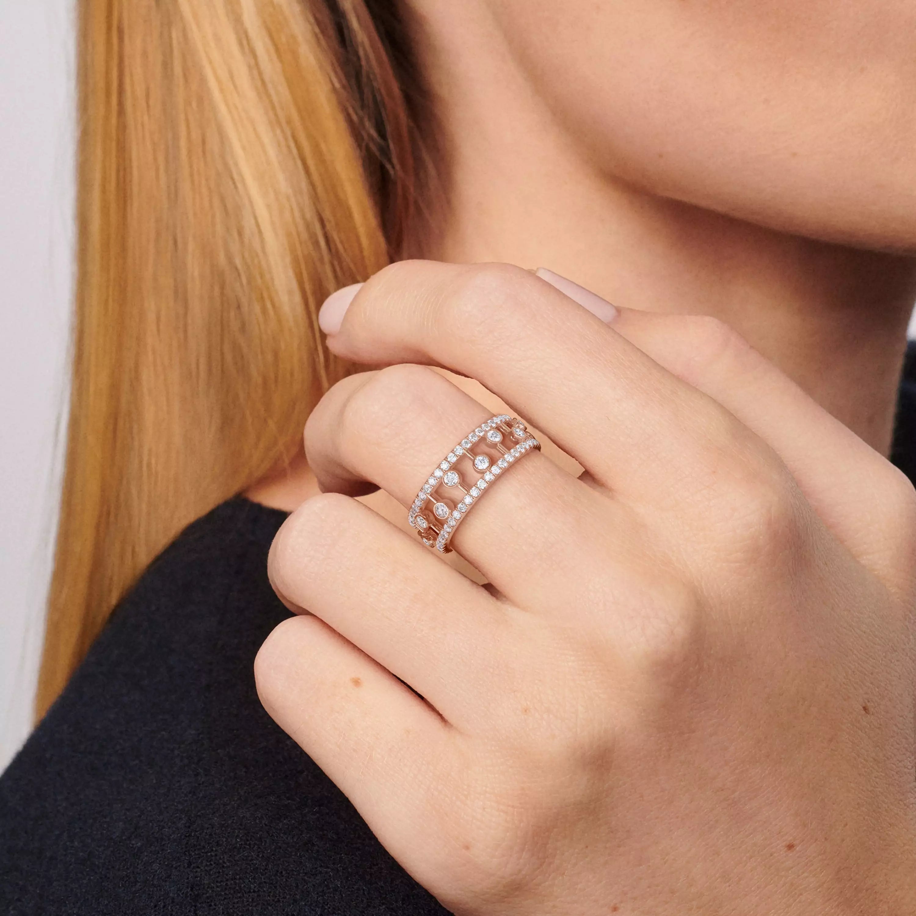Aurelia Orbit Openwork Diamond Ring