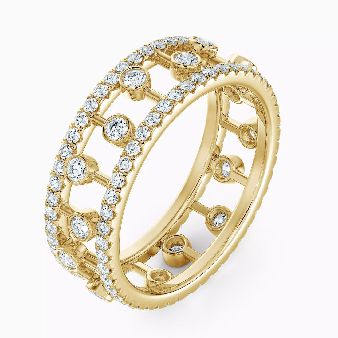 Aurelia Orbit Openwork Diamond Ring