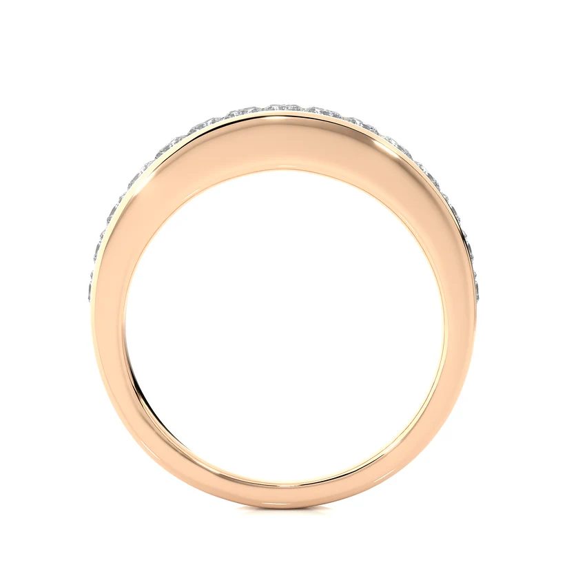 Classic Gold princess Diamond Eternity Band Ring