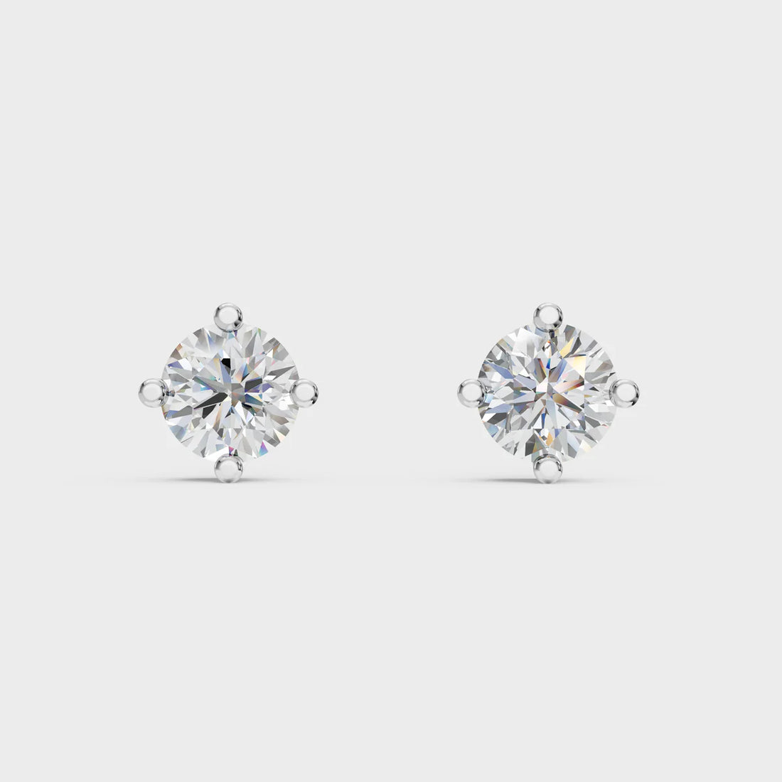 BVD jewels 925 Silver Round Earrings Or Mini Studs Silver Jewellery for Women & Girl's | Great for Gifting