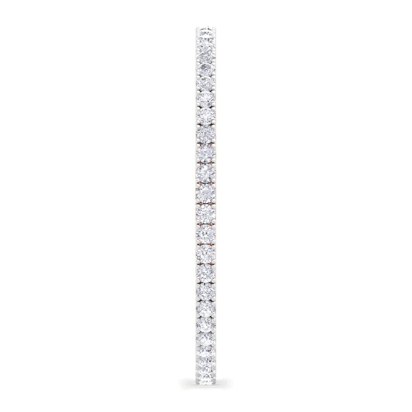 Regal Radiance Round Diamond Tennis Bangle ( 0.20 ct per Diamond )