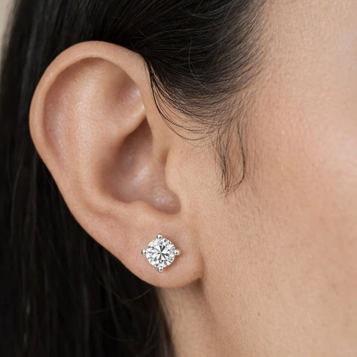 BVD jewels 925 Silver Round Earrings Or Mini Studs Silver Jewellery for Women & Girl's | Great for Gifting