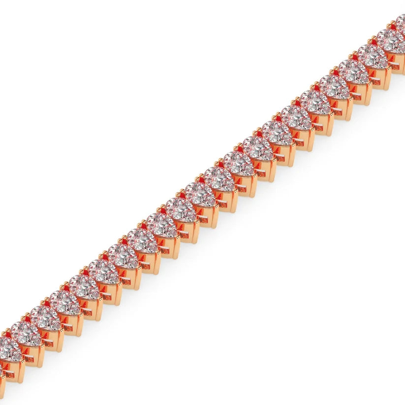 Celestial Pear Diamond Tennis Bracelet