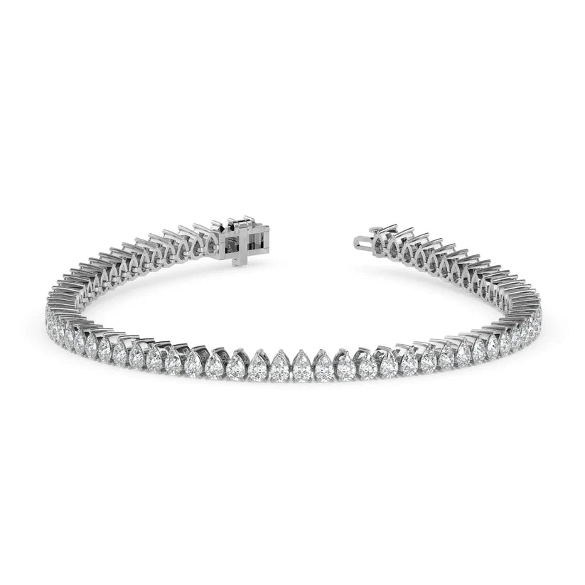 Celestial Pear Diamond Tennis Bracelet