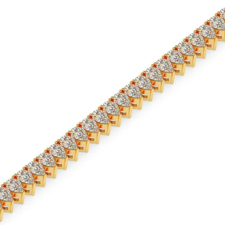 Celestial Pear Diamond Tennis Bracelet