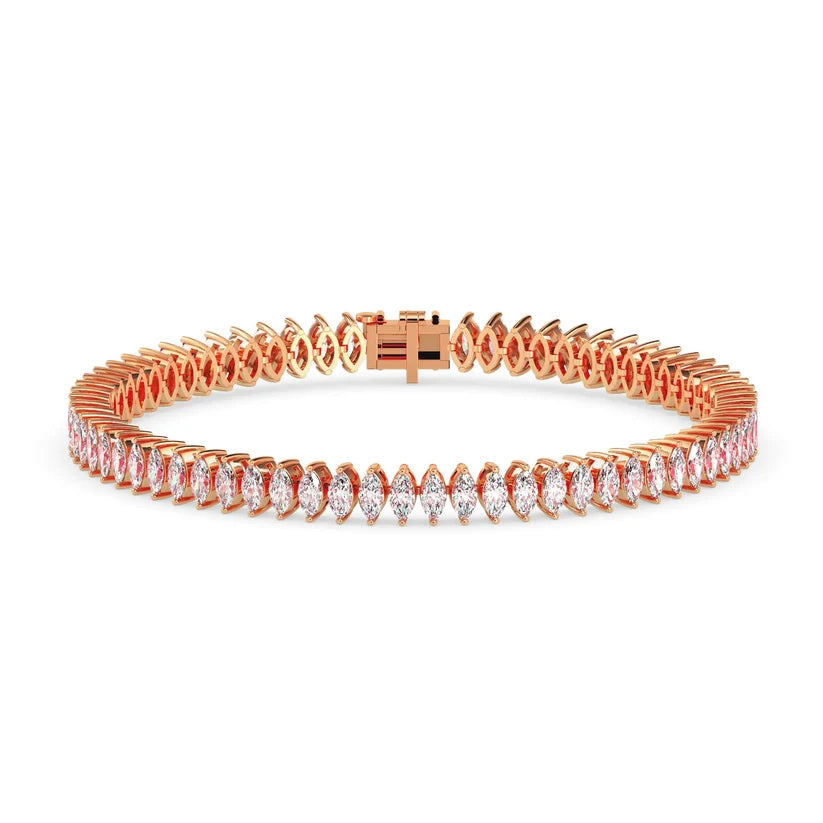Celestial Marquise Diamond Tennis Bracelet
