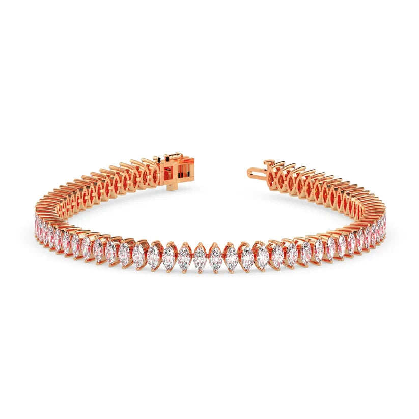 Celestial Marquise Diamond Tennis Bracelet