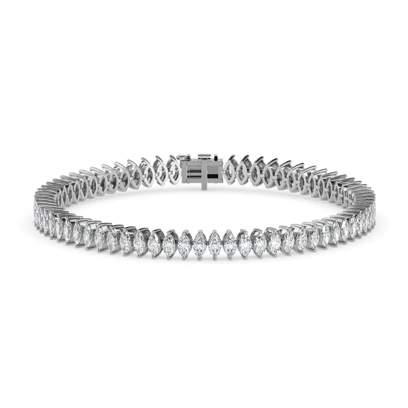 Celestial Marquise Diamond Tennis Bracelet
