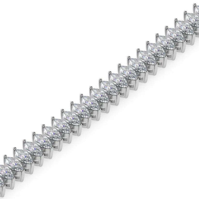 Celestial Marquise Diamond Tennis Bracelet