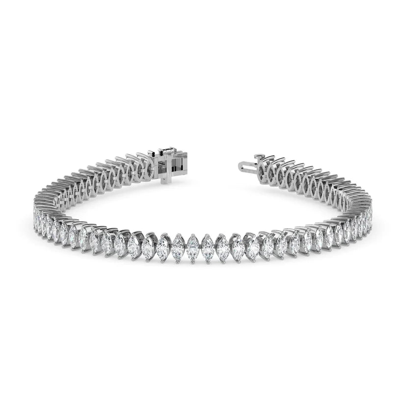 Celestial Marquise Diamond Tennis Bracelet