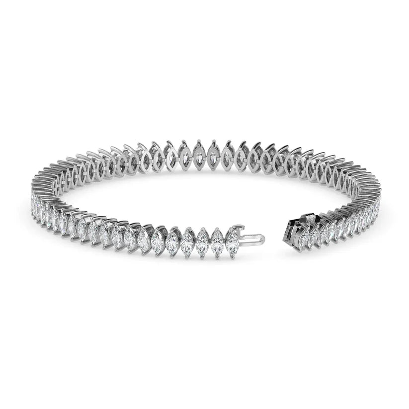 Celestial Marquise Diamond Tennis Bracelet