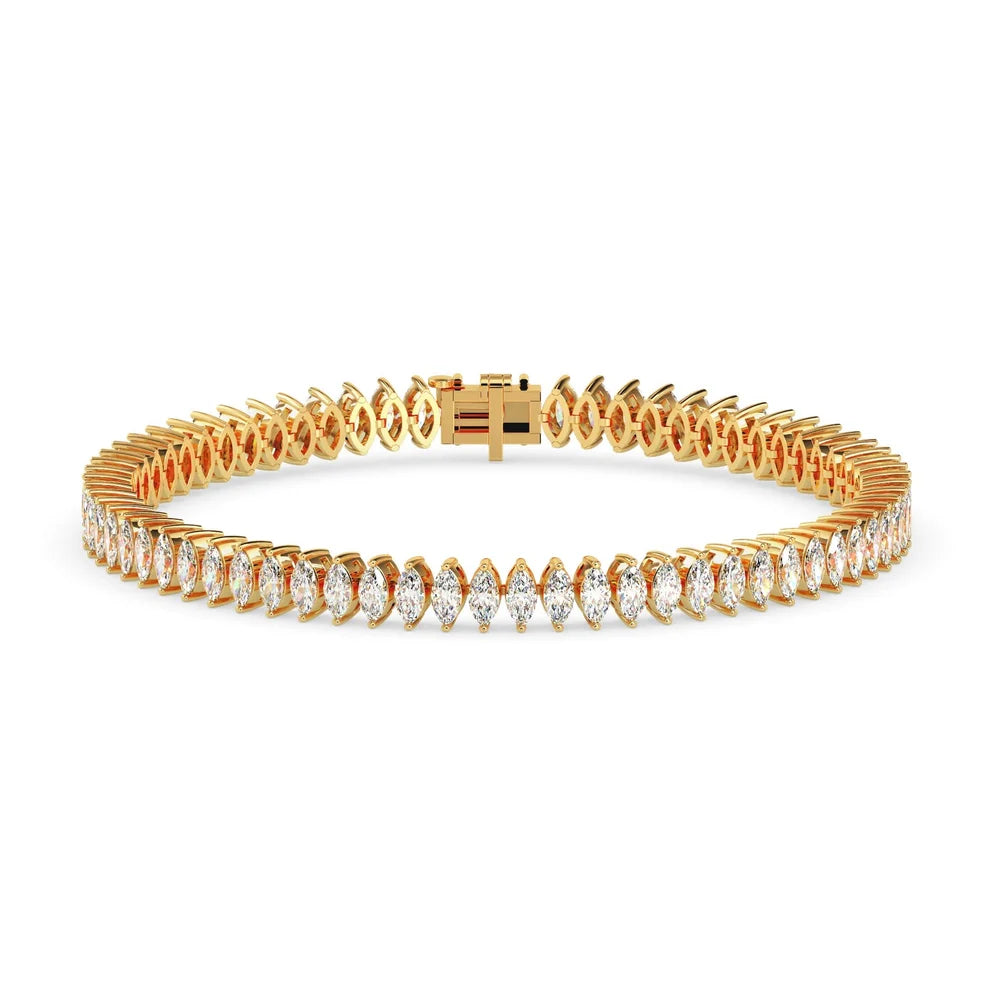 Celestial Marquise Diamond Tennis Bracelet