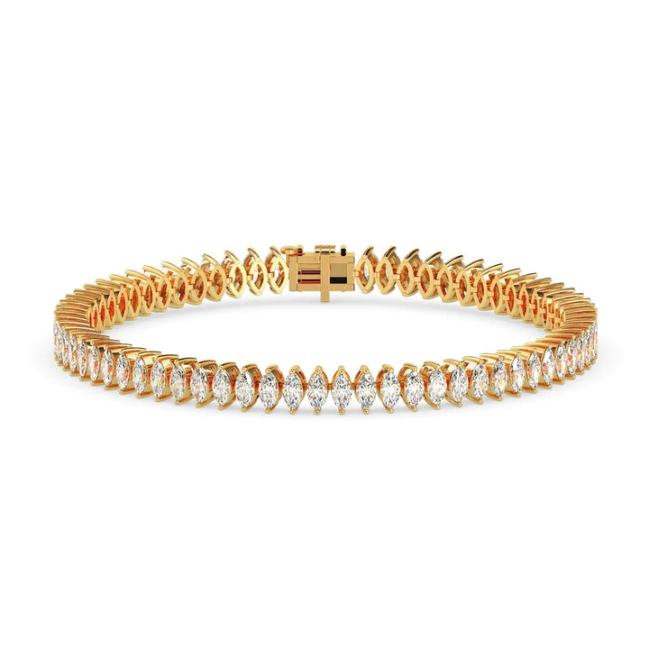 Celestial Marquise Diamond Tennis Bracelet