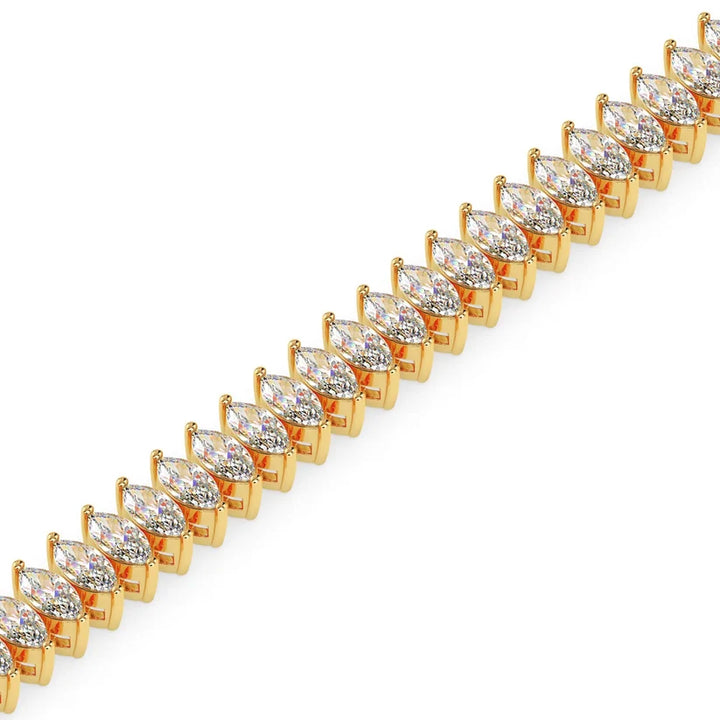 Celestial Marquise Diamond Tennis Bracelet