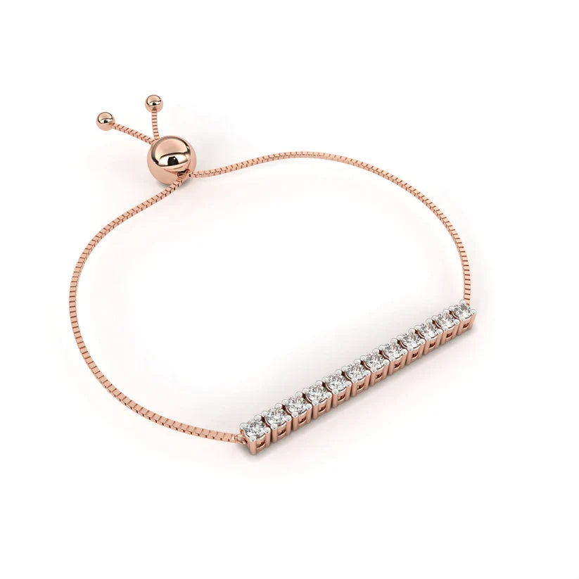 Celestial Bar Diamond Adjustable Bracelet