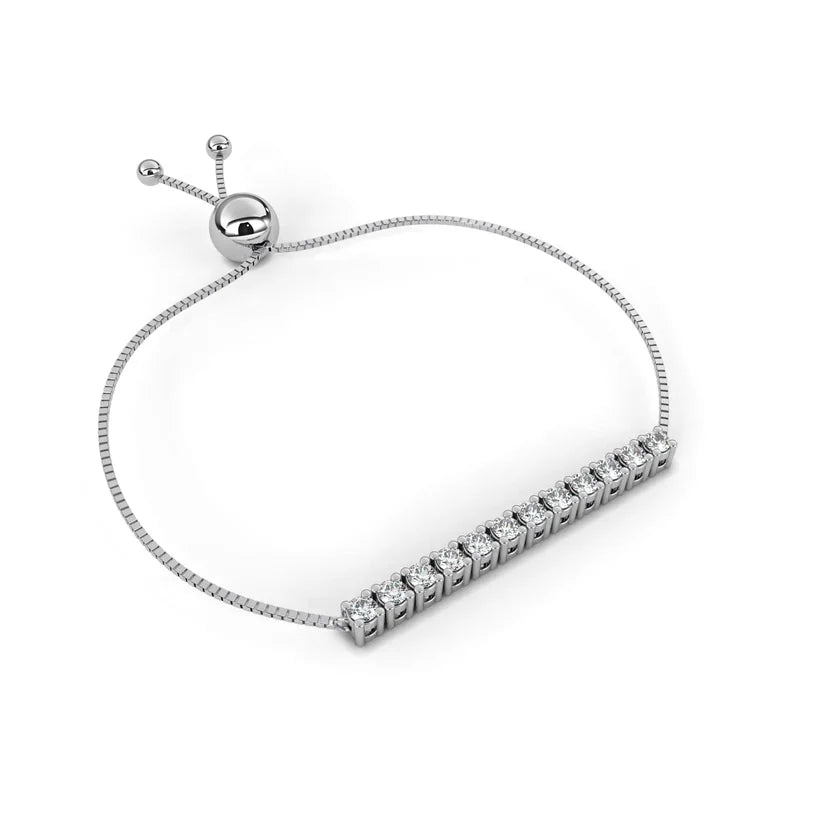 Celestial Bar Diamond Adjustable Bracelet