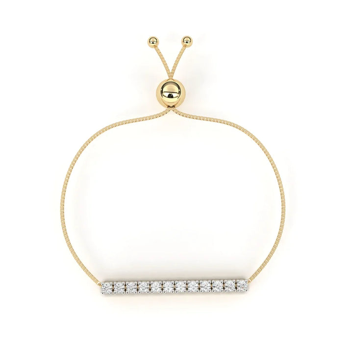 Celestial Bar Diamond Adjustable Bracelet