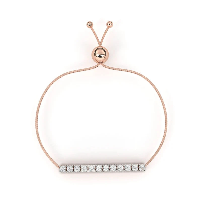 Celestial Bar Diamond Adjustable Bracelet