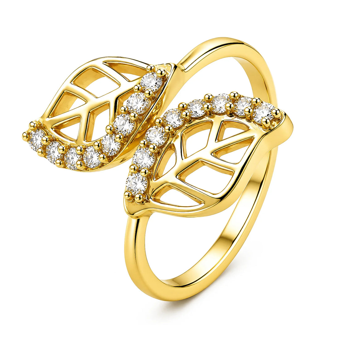 The Verdelle Leaf Diamond Ring