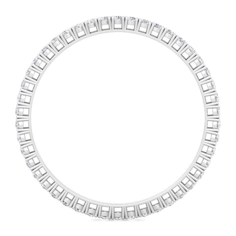 Luminous Crown Round Diamond Bangle ( 0.30 ct Per Diamond )