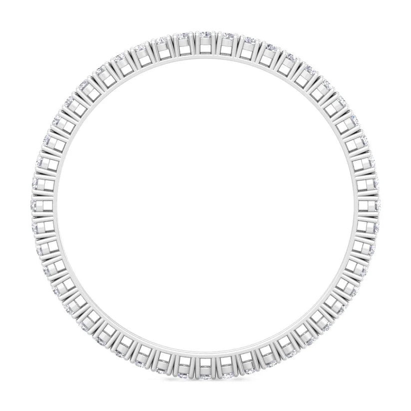 Celestial Radiance Round Diamond Bangle ( 0.25 ct Per Diamond )