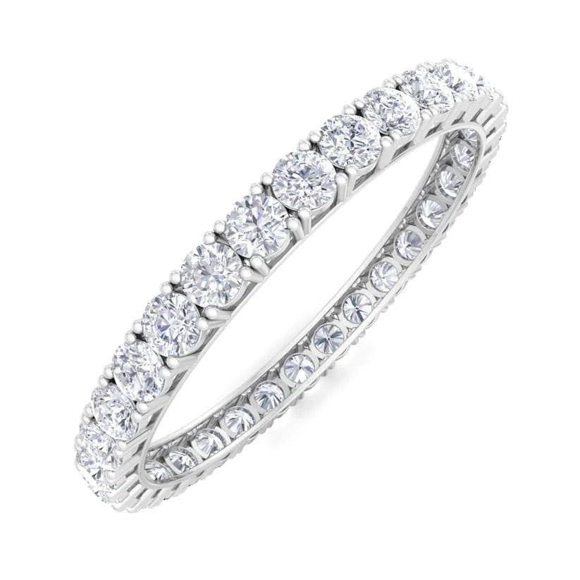 Eternal Radiance Round Diamond Tennis Bangle ( 1.00 ct per Diamond )
