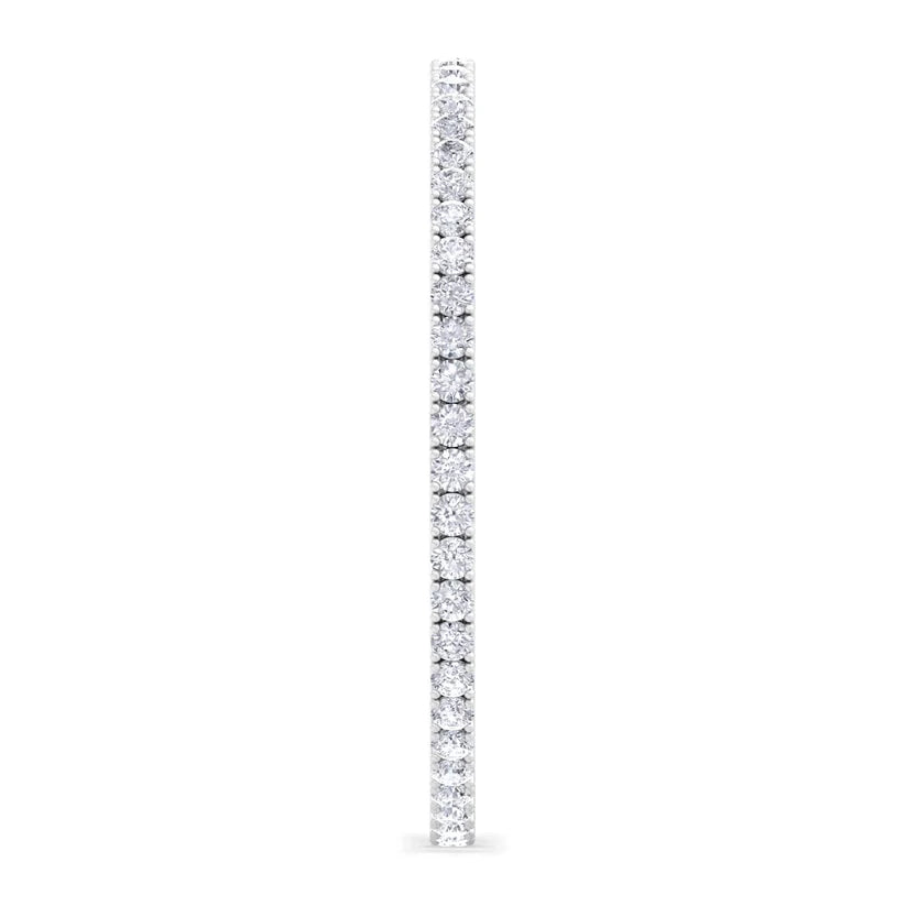 Regal Radiance Round Diamond Tennis Bangle ( 0.20 ct per Diamond )
