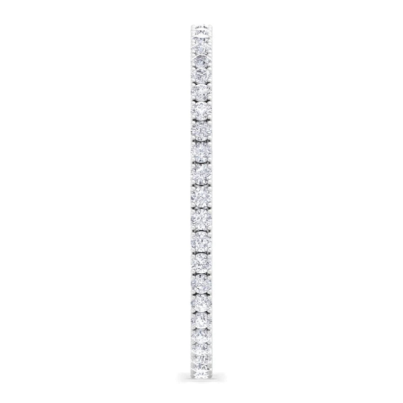 Celestial Radiance Round Diamond Bangle ( 0.25 ct Per Diamond )