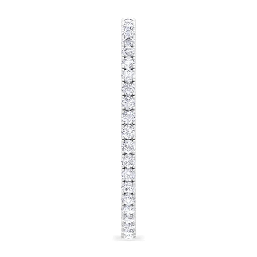 Luminous Crown Round Diamond Bangle ( 0.30 ct Per Diamond )