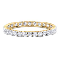 Eternal Radiance Round Diamond Tennis Bangle ( 1.00 ct per Diamond )