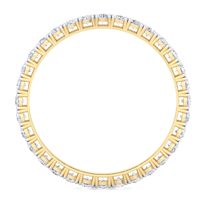 Eternal Radiance Round Diamond Tennis Bangle ( 1.00 ct per Diamond )