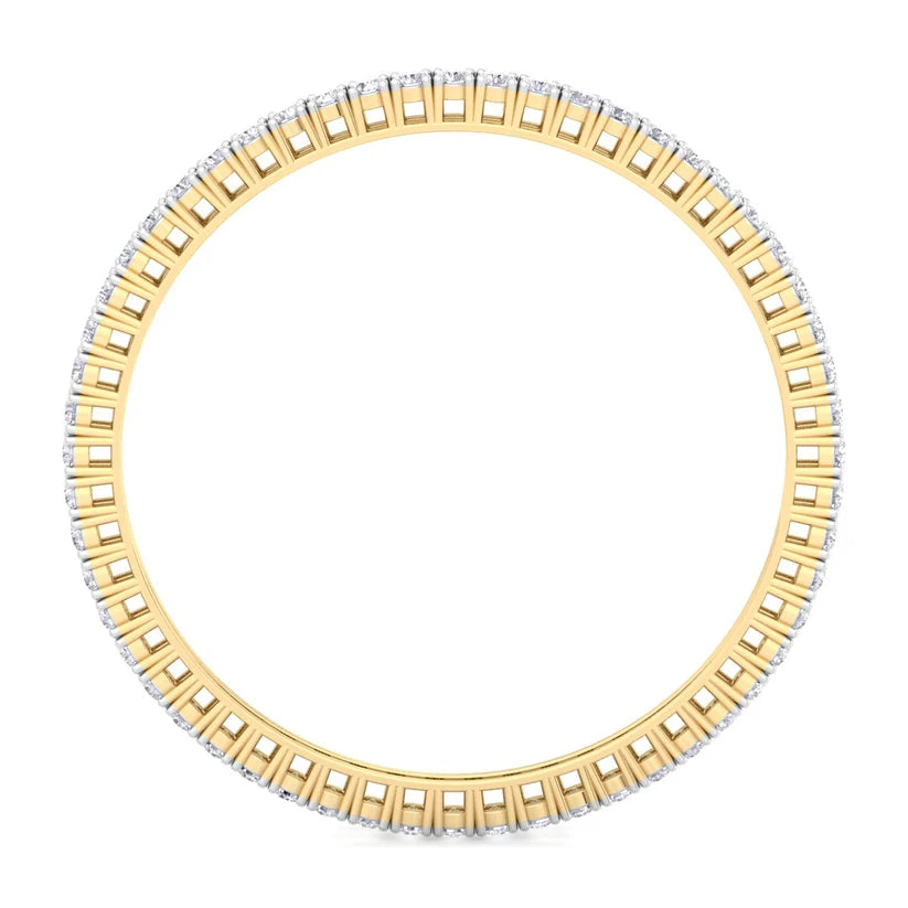 Royal Radiance Round Diamond Bangle ( 0.15 ct Per Diamond )