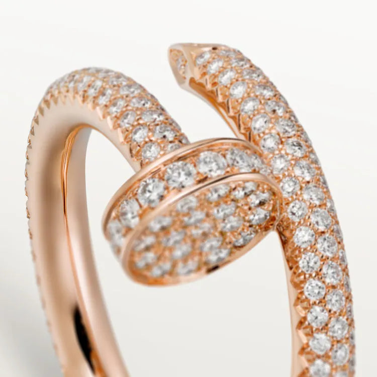 Eternal Embrace Pavé Crossover Diamond Ring