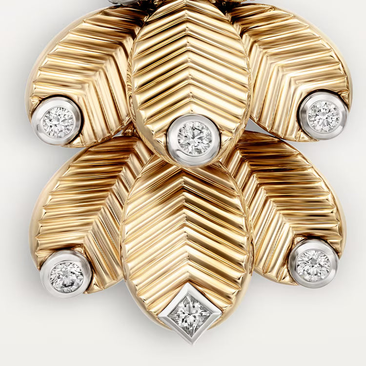 Aurelia Bloom Sculptural Diamond Earrings